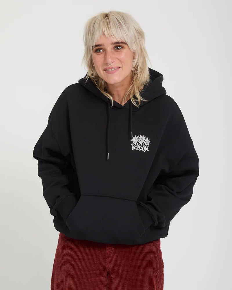 Load image into Gallery viewer, Volcom Woman's Moove On Hoodie Vintage Black B4132603-VBK
