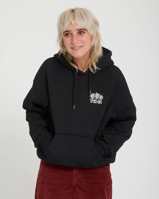 Volcom Woman's Moove On Hoodie Vintage Black B4132603-VBK