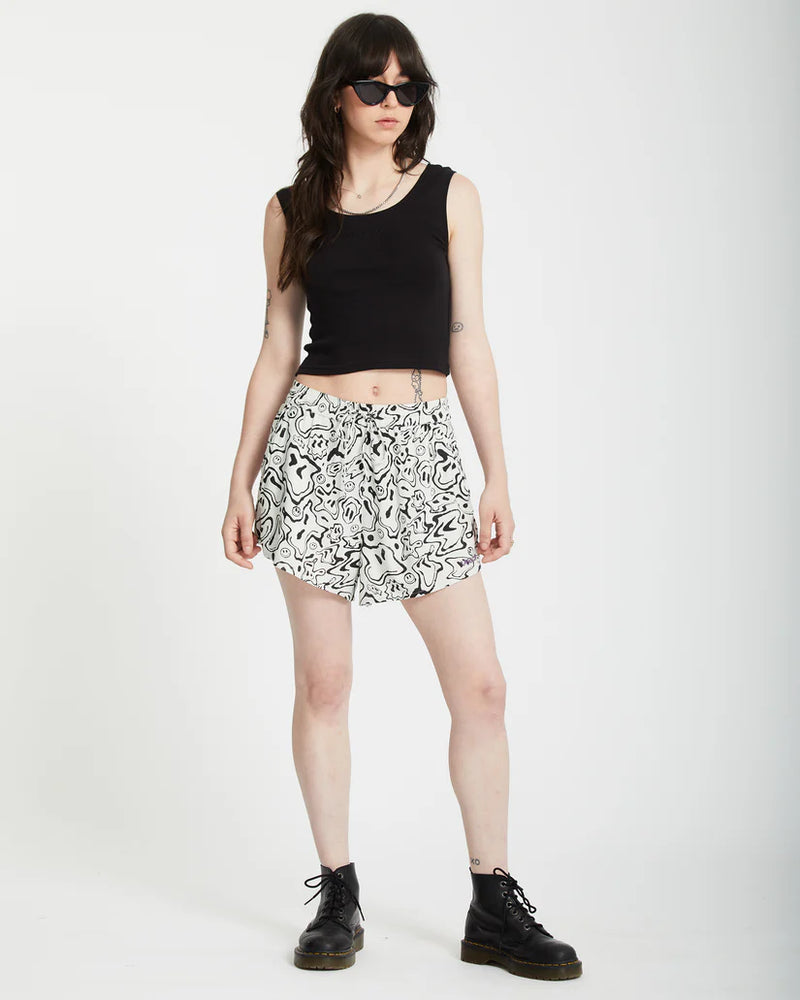 Load image into Gallery viewer, Volcom Women&#39;s Volcomstone Tight Tank Top Black B4512505_BLK
