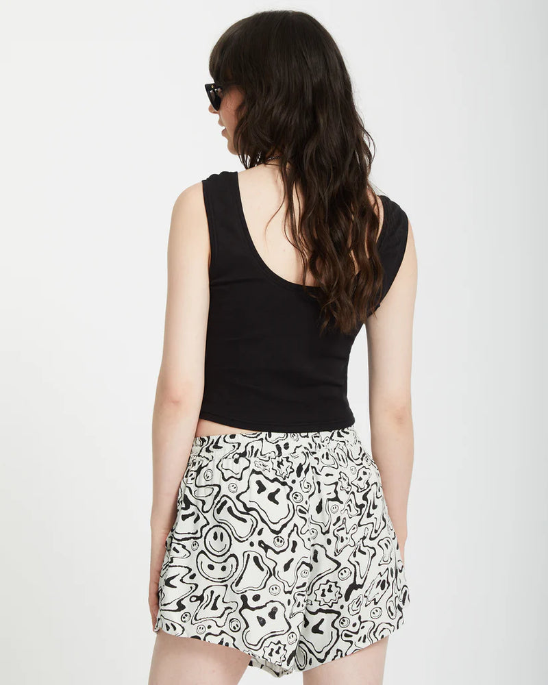 Load image into Gallery viewer, Volcom Women&#39;s Volcomstone Tight Tank Top Black B4512505_BLK
