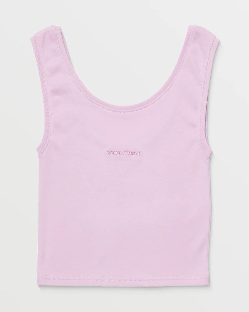 Load image into Gallery viewer, Volcom Women&#39;s Volcomstone Tight Tank Top Iris Purple B4512505_IRI

