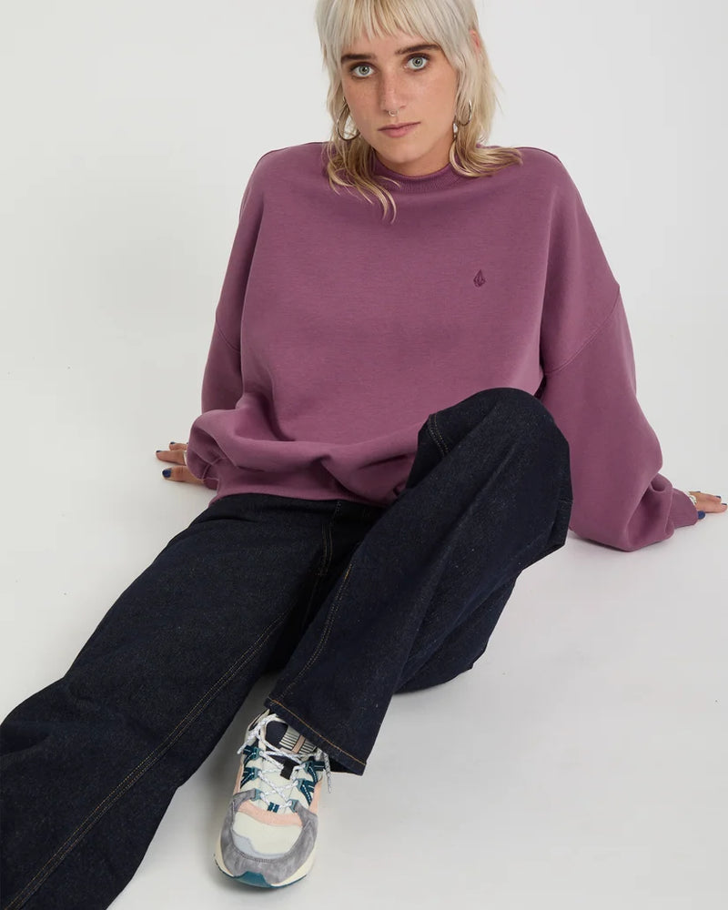 Load image into Gallery viewer, Volcom Women's Sto'N Sweatshirt Orchid B4632601-ORD
