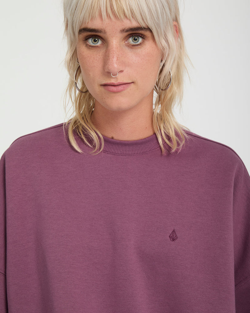 Load image into Gallery viewer, Volcom Women's Sto'N Sweatshirt Orchid B4632601-ORD
