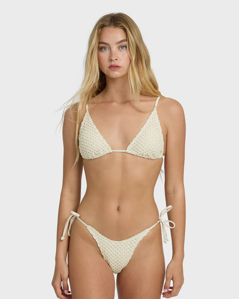 Load image into Gallery viewer, Billabong Women's Twisted Tides Tie-side Dippi Bikini Bottom White Cap BL000297-WCP
