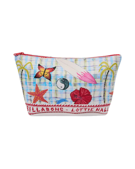 Billabong Women's Lottie Hall Dry Pouch White Multi BL000584-WTI