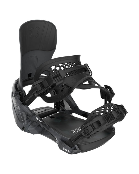 Bent X Metal Men's Lightning Supermatic Snowboard Bindings Black 25BN013