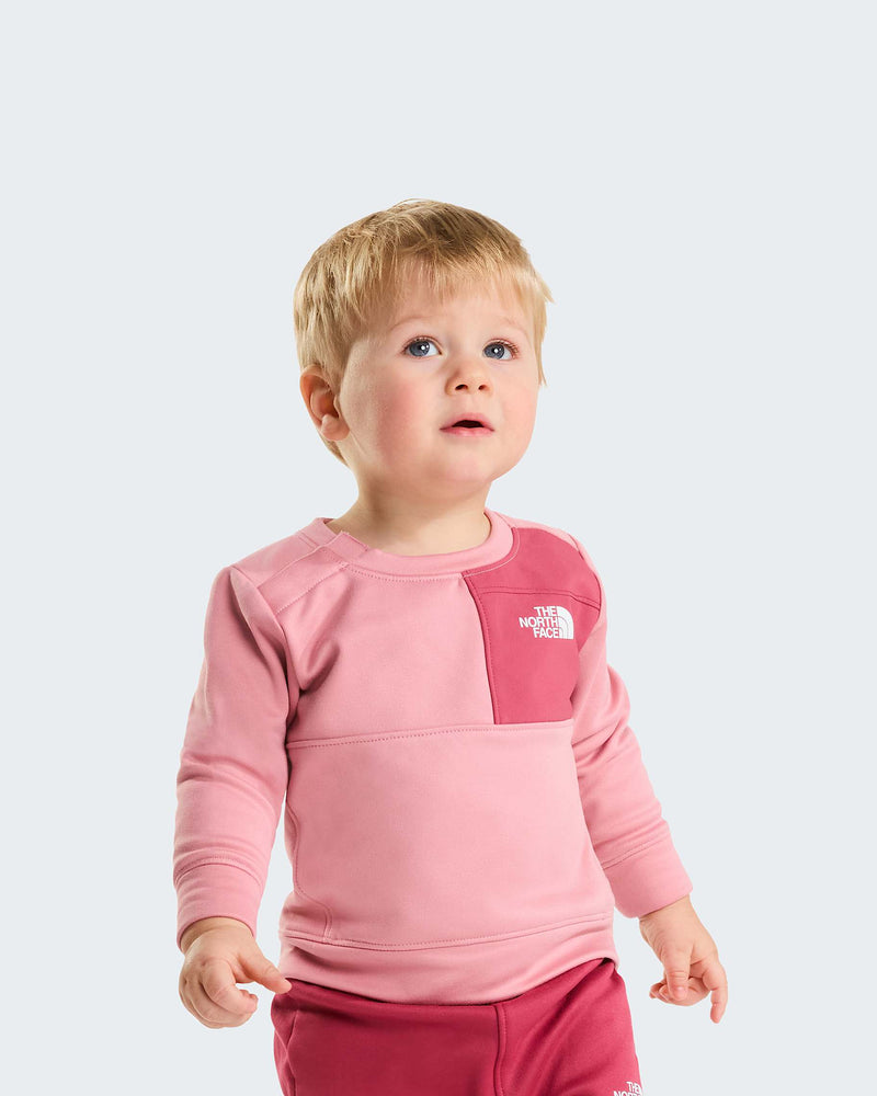 Load image into Gallery viewer, The North Face Kids' TNF Performance Baby Fleece Two-Piece Set Primrose-Fermented Clay NF0A8CV1S9B
