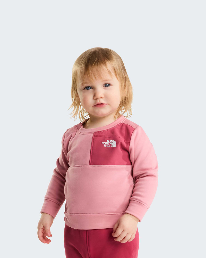 Load image into Gallery viewer, The North Face Kids' TNF Performance Baby Fleece Two-Piece Set Primrose-Fermented Clay NF0A8CV1S9B
