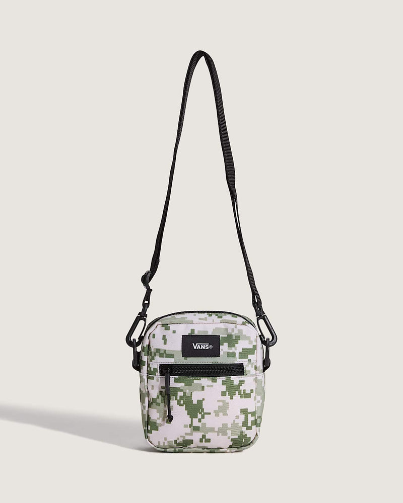 Load image into Gallery viewer, Vans Unisex Bail Shoulder Bag Neutral Olive Green/Marshmallow White VN000MP6GCY

