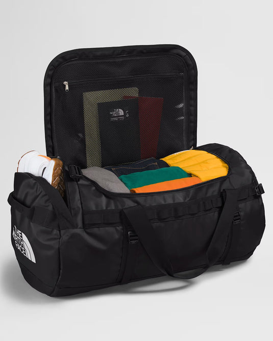 The North Face Unisex Base Camp 95L Duffel Bag TNF Black/TNF White  NF0A52SB53R