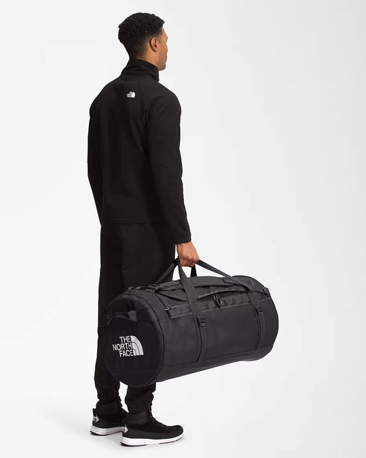 The North Face Unisex Base Camp 95L Duffel Bag TNF Black/TNF White  NF0A52SB53R