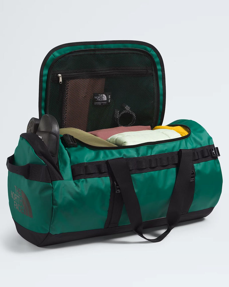 Load image into Gallery viewer, The North Face Unisex Base Camp 71L Duffel Bag Evergreen/TNF Black NF0A52SAS9W
