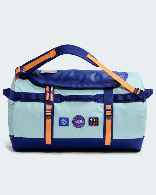 The North Face Unisex Base Camp 50L Duffel Bag Canal Blue/Bold Blue/Papaya NF0A52STZPV