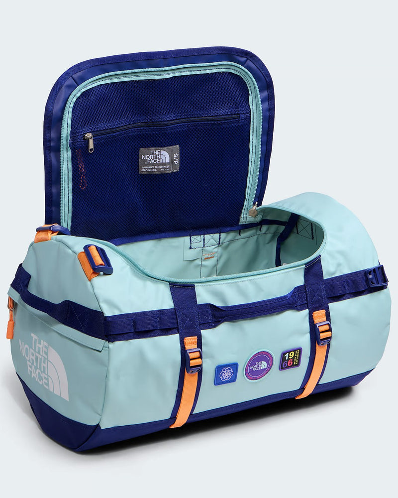 Load image into Gallery viewer, The North Face Unisex Base Camp 50L Duffel Bag Canal Blue/Bold Blue/Papaya NF0A52STZPV
