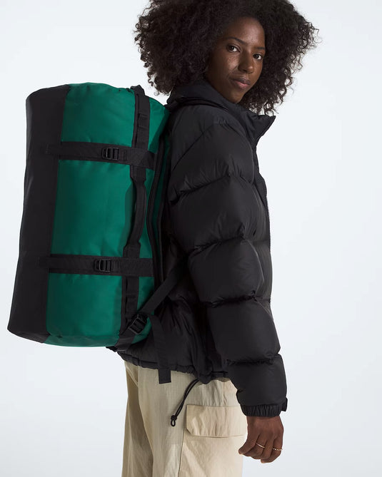 The North Face Unisex Base Camp 50L Duffel Bag Evergreen/TNF Black NF0A52STS9W