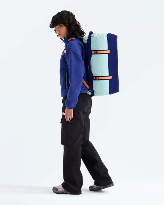 The North Face Unisex Base Camp 50L Duffel Bag Canal Blue/Bold Blue/Papaya NF0A52STZPV