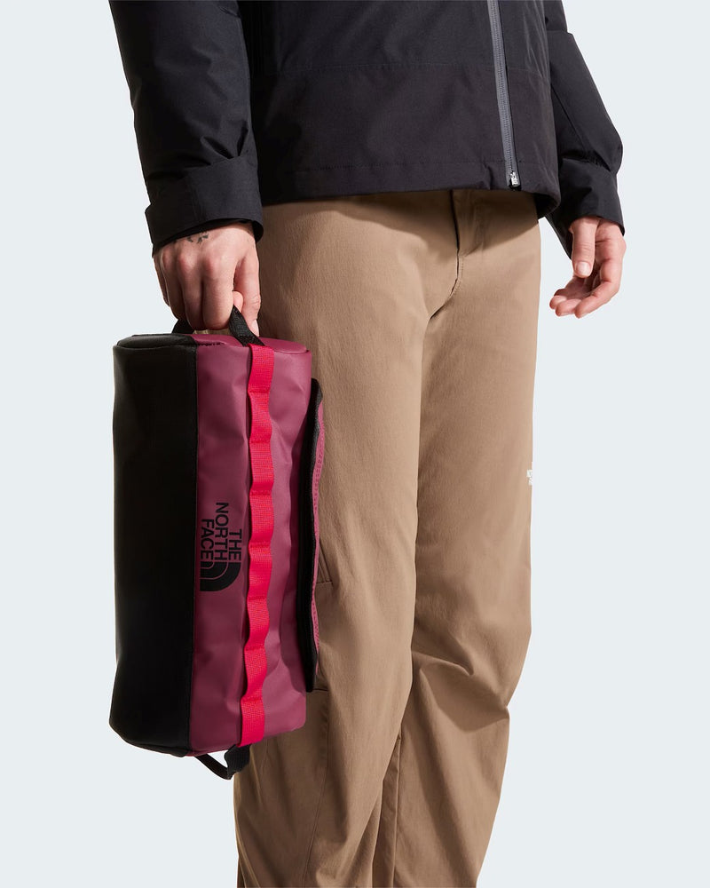Load image into Gallery viewer, The North Face Unisex Base Camp 5.7L Travel Canister Burgundy Crush/TNF Black/Lali Guran NF0A52TFWZ9
