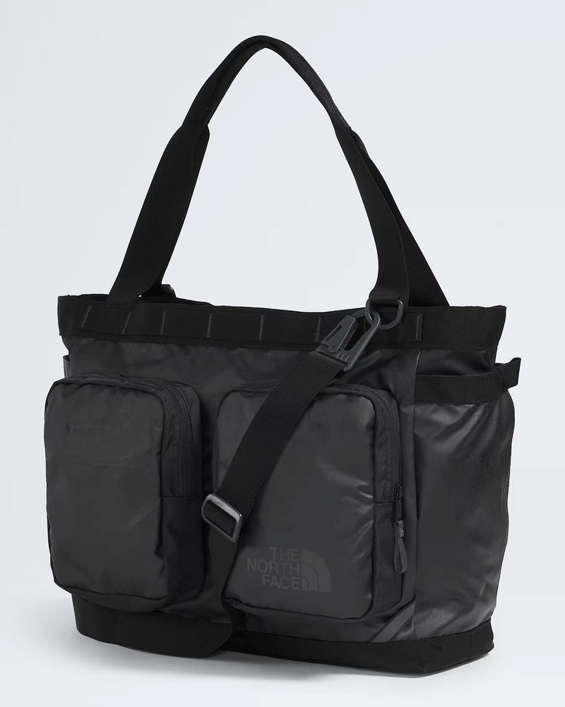 Load image into Gallery viewer, The North Face Unisex Base Camp Voyager 25L Tote Bag TNF Black/Asphalt Grey NF0A81BMKT0
