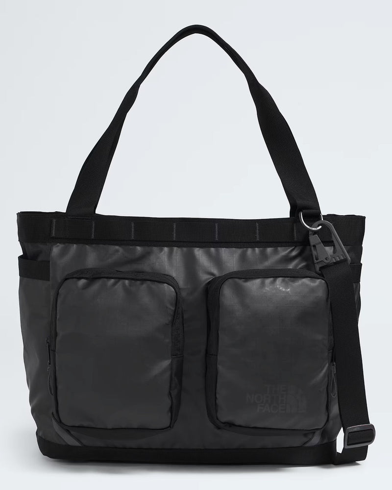 Load image into Gallery viewer, The North Face Unisex Base Camp Voyager 25L Tote Bag TNF Black/Asphalt Grey NF0A81BMKT0
