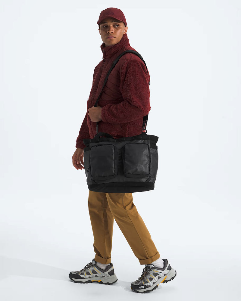 Load image into Gallery viewer, The North Face Unisex Base Camp Voyager 25L Tote Bag TNF Black/Asphalt Grey NF0A81BMKT0
