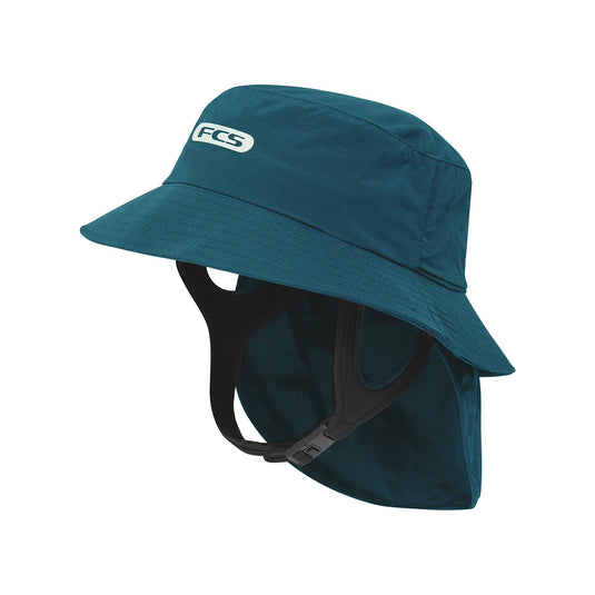 FCS Unisex Essential Surf Bucket Hat Tidal Teal AESB-04-TEL