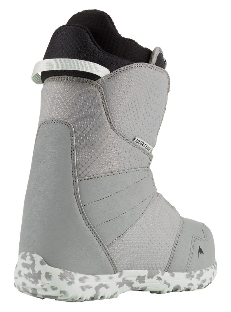 Load image into Gallery viewer, Burton Kids' Zipline BOA Snowboard Boots Gray/Neo-Mint 13191104020
