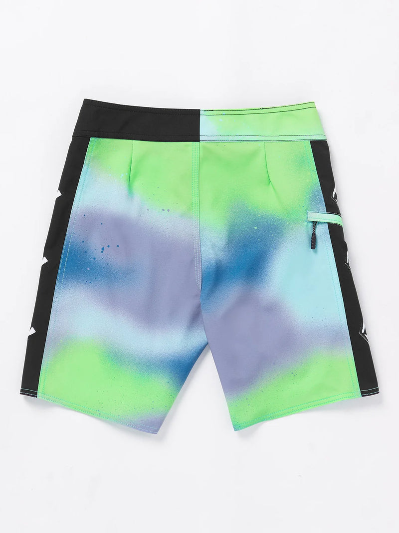 Load image into Gallery viewer, Volcom Boy&#39;s Lido Iconic Boardshorts Electric Green C0812411_ELG
