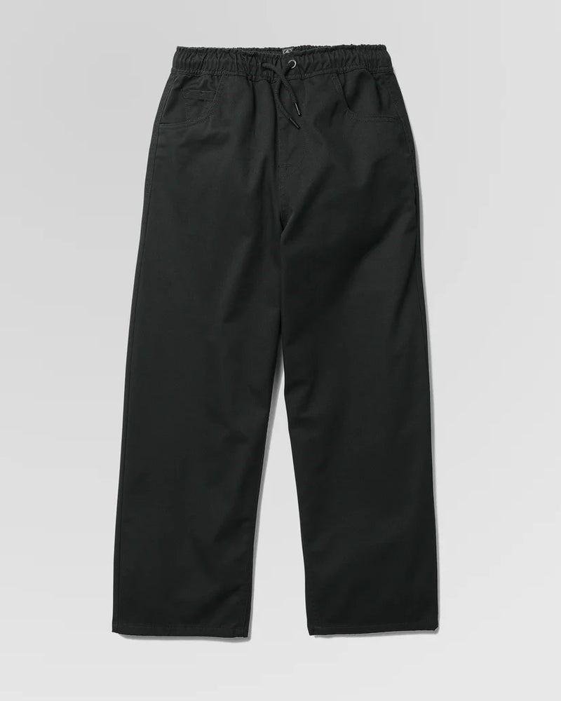 Load image into Gallery viewer, Volcom Kids Freazy Elastic Waist Trousers Black C1212430_BLK
