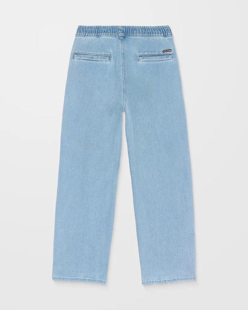 Load image into Gallery viewer, Volcom Kids&#39; Freazy Loose Elasticated Waist Jeans Blueprint C1932330-BPT
