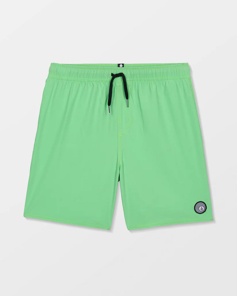 Load image into Gallery viewer, Volcom Kids' Lido Trunk Boardshort Island Green C2512603_IGN
