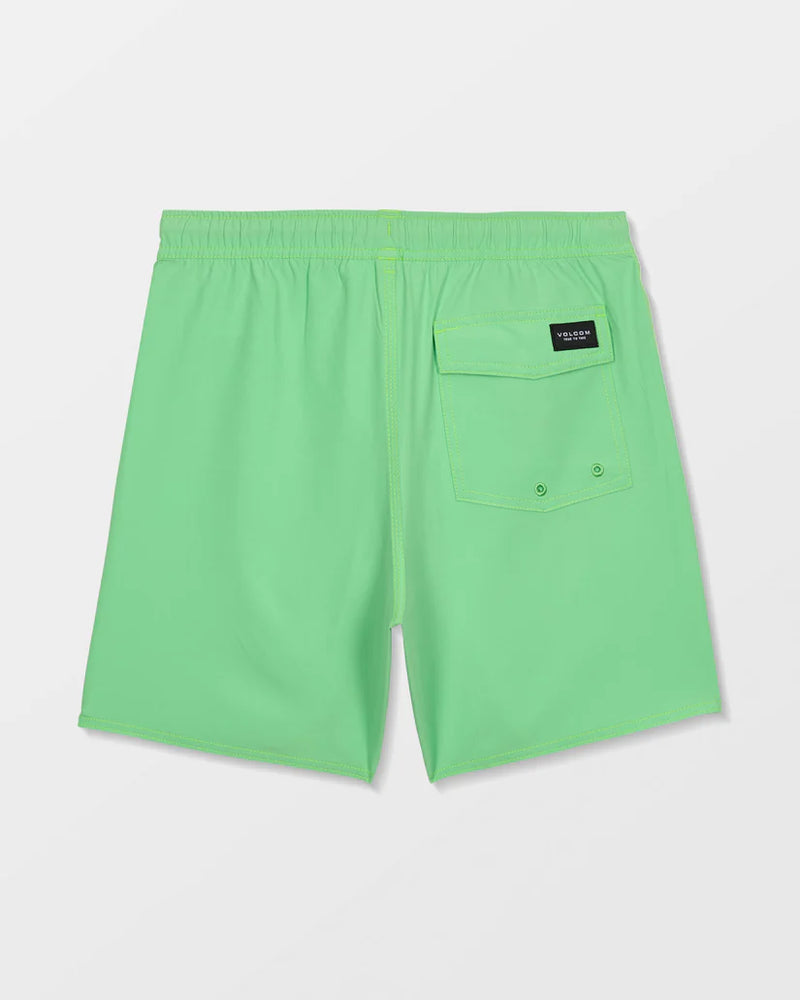 Load image into Gallery viewer, Volcom Kids' Lido Trunk Boardshort Island Green C2512603_IGN
