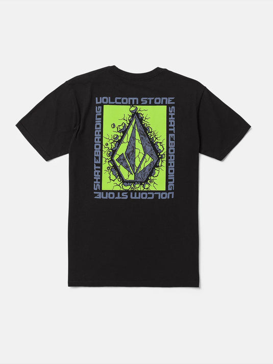 Volcom Youth's Stone Breakage T-Shirt Black C3512452_BLK