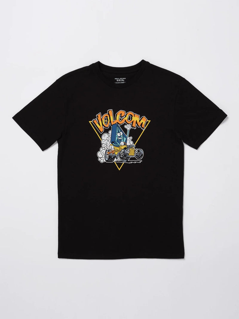 Load image into Gallery viewer, Volcom Youth&#39;s Hot Rodder T-Shirt Black C3512434_BLK
