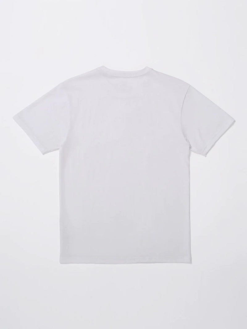 Load image into Gallery viewer, Volcom Youth&#39;s Sticker Stamp T-Shirt White C3512453_WHT
