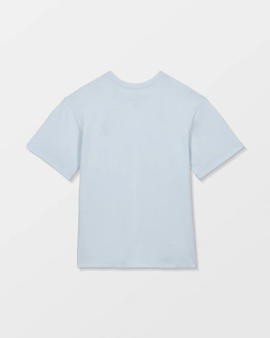 Volcom Kid's Ben Sanair 1 T-Shirt Light Blue Acid C3512618_LBA