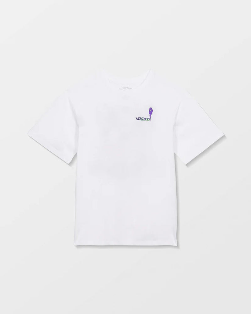 Load image into Gallery viewer, Volcom Kid's Ben Sanair 2 T-Shirt White C3512616_WHT
