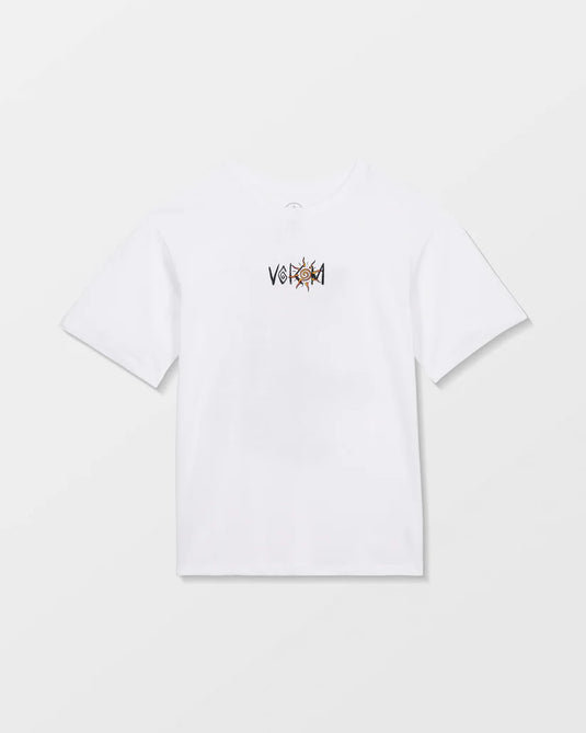 Volcom Kids' Sunfish T-Shirt White C3512623_WHT