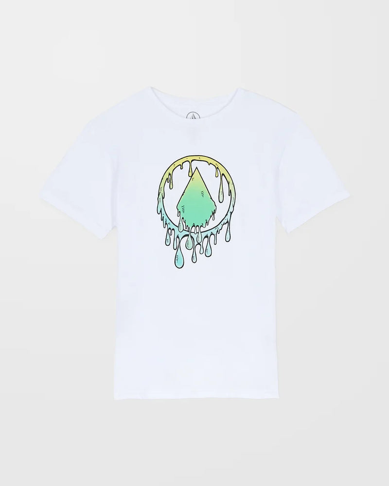Load image into Gallery viewer, Volcom Kids Glustone T-Shirt White C3532501_WHT
