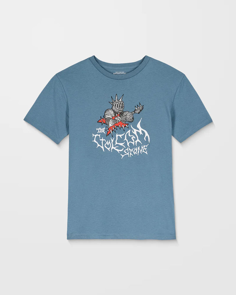 Load image into Gallery viewer, Volcom Kids&#39; Spikesnight T-Shirt Blue Wash C3532503-BWS
