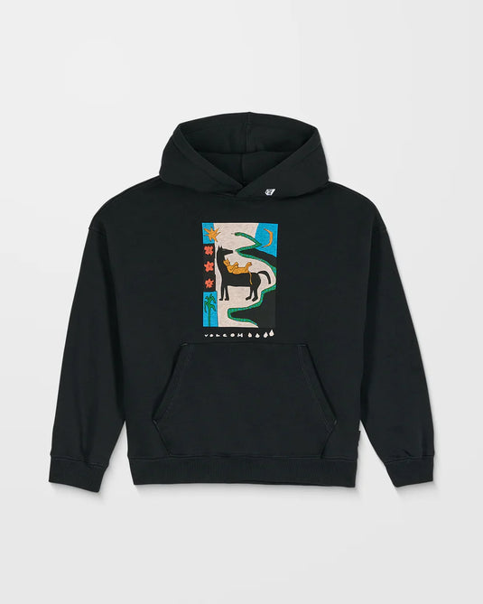 Volcom Kids' Watanite Hoodie Black C4132500-BLK