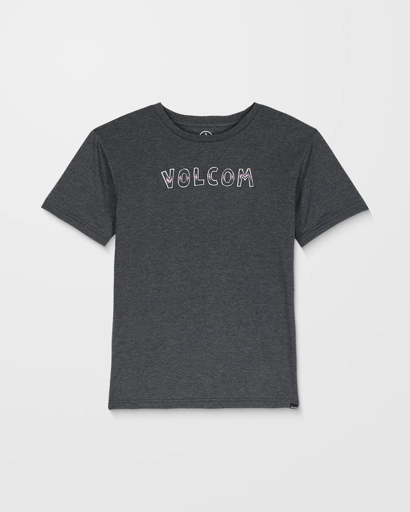Load image into Gallery viewer, Volcom Kids&#39; Volfire Hth T-Shirt Heather Black C5732501-HBK
