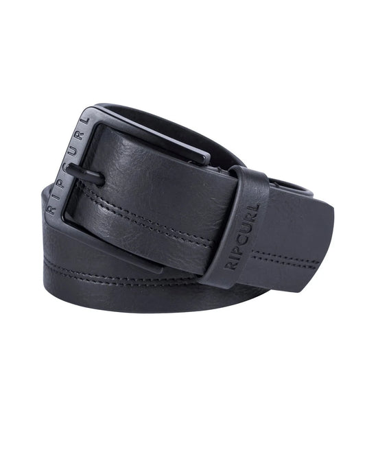 Rip Curl Men's Double Stitch Belt Black CBECH1-0090