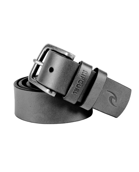Rip Curl Unisex Cut Down Leather Belt Black CBECK1-0090
