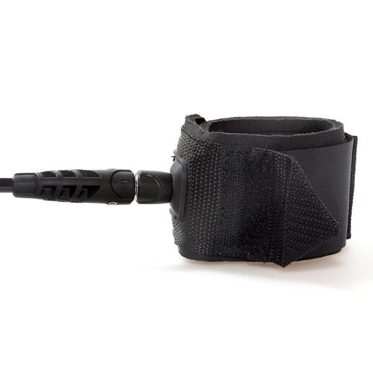 FCS Reqular Classic Surf Leash 6' Tranquil Blue/Black CARA-TBB-06F