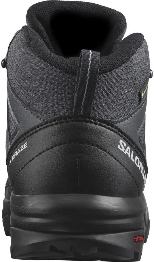 Salomon X Braze Mid Gtx Shoes Ebony/India Ink/Bleached Aqua L4718110024