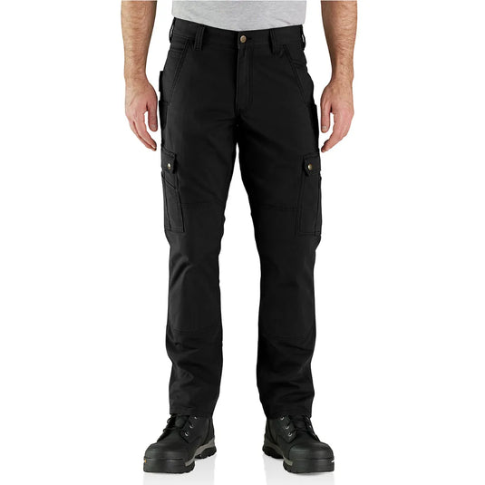 Carhartt Men's Relaxed Straight Twill Dungaree Pants Black B324-BLK