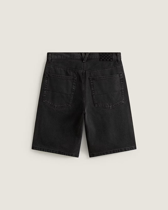 Vans Men's Check-5 Baggy Denim Shorts Black VN000C9VEMG