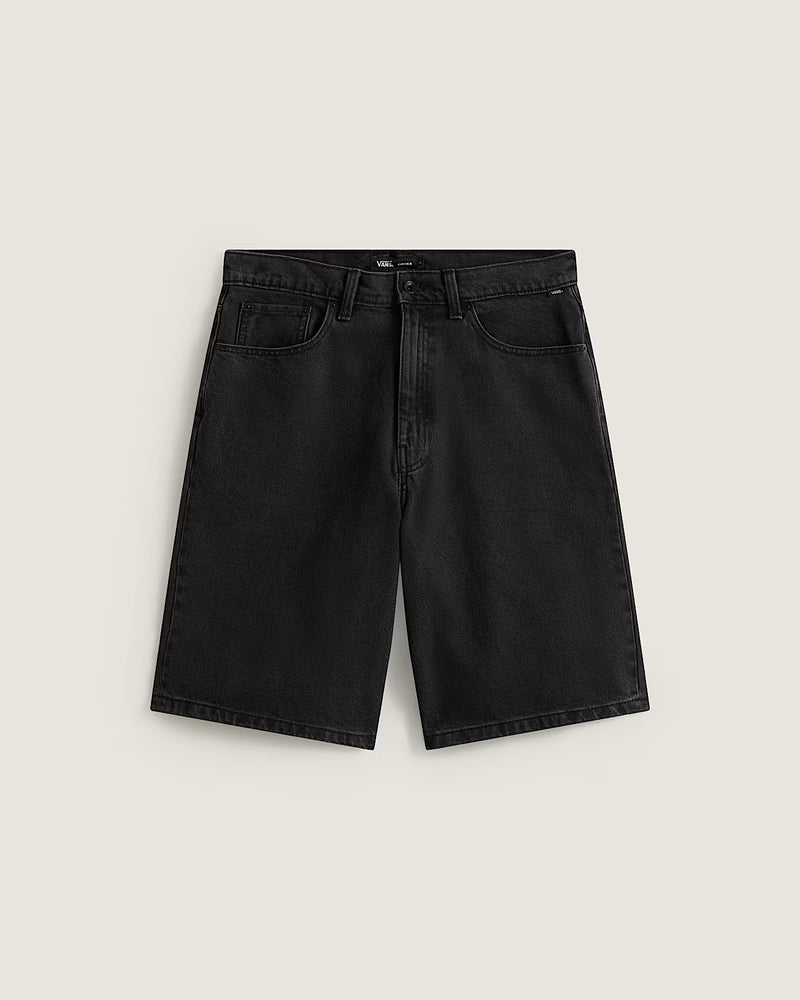 Load image into Gallery viewer, Vans Men's Check-5 Baggy Denim Shorts Black VN000C9VEMG
