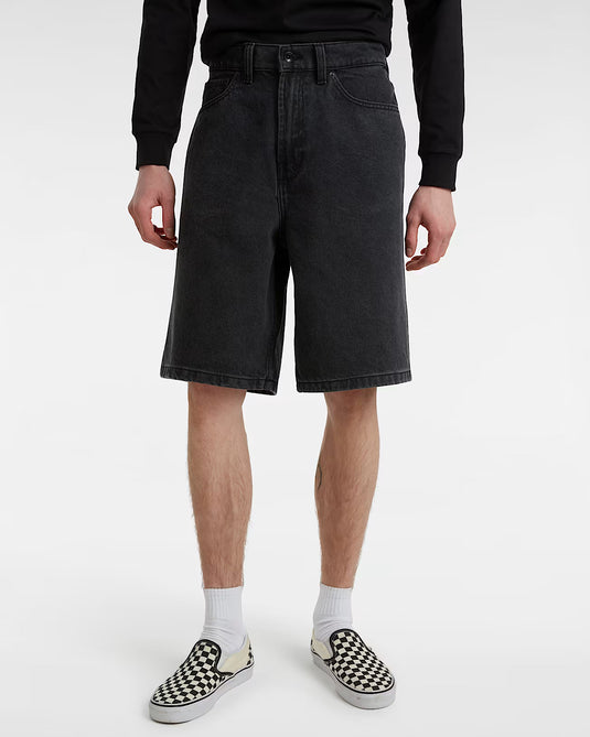 Vans Men's Check-5 Baggy Denim Shorts Black VN000C9VEMG