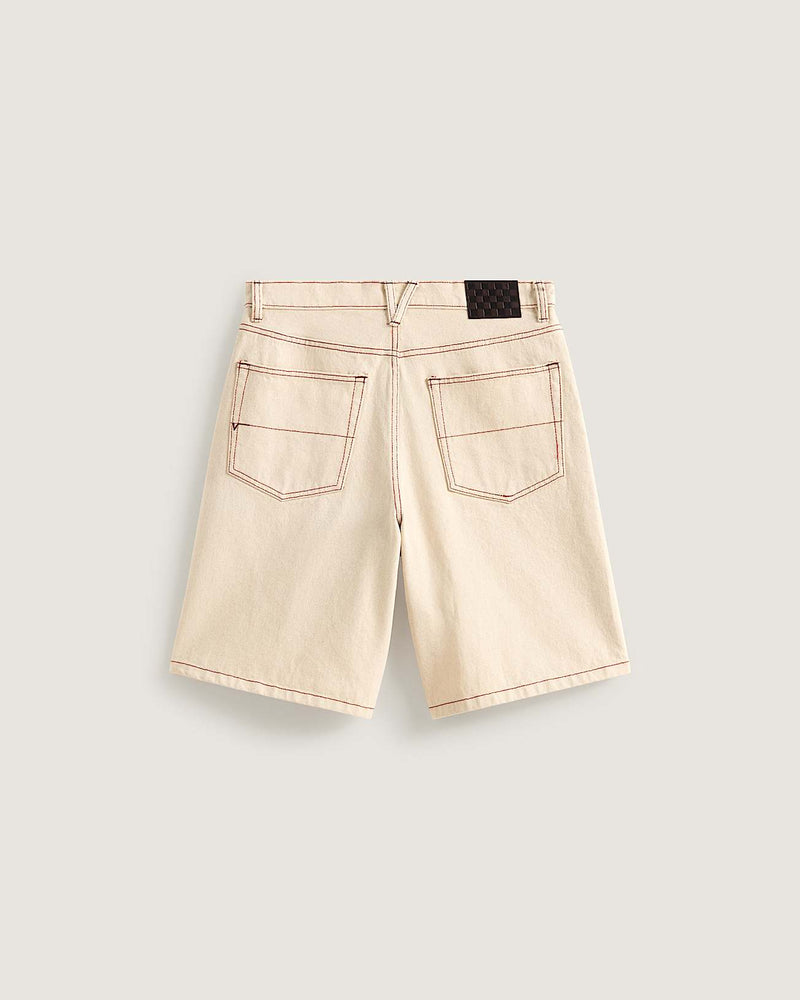 Load image into Gallery viewer, Vans Men's Check-5 Baggy Denim Shorts Natural Seed VN000C9VGCF
